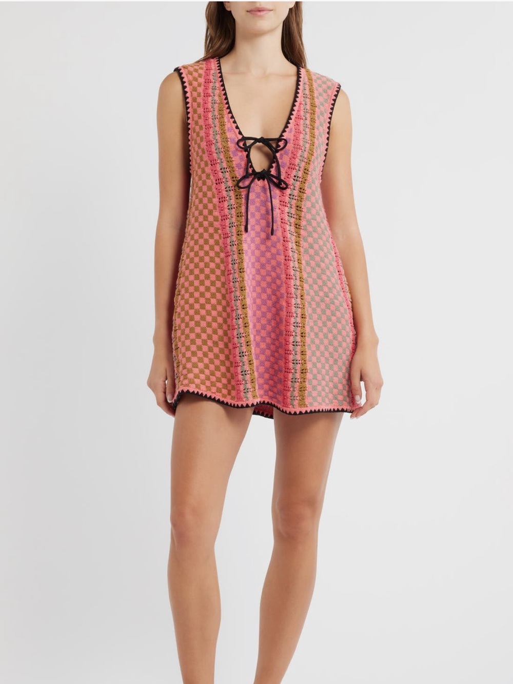 NWT Free People Amalfi Twist Sleeveless Minidress
